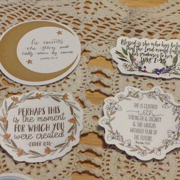 Bible Quotes and Christian Inspiration Stickers Bundle - Picture 4 of 7